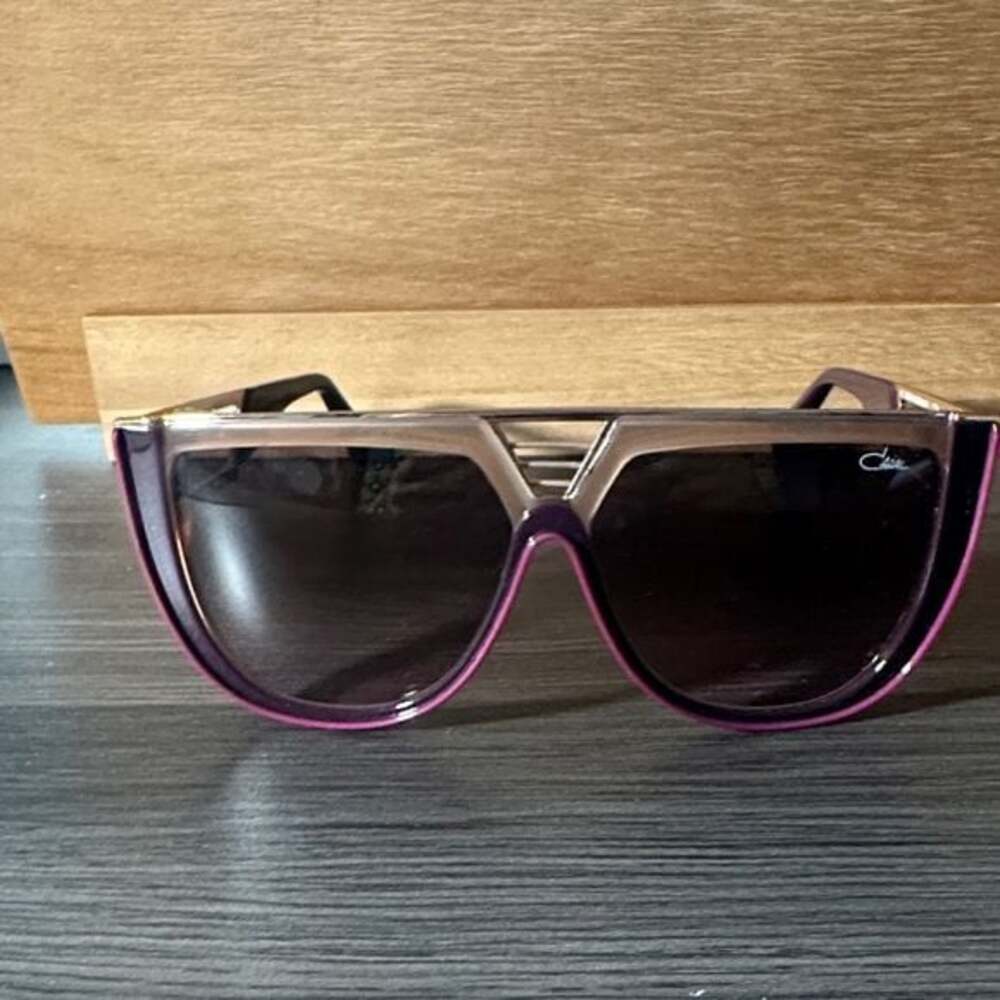Cazal Burgundy Pink rose gold Sunglasses